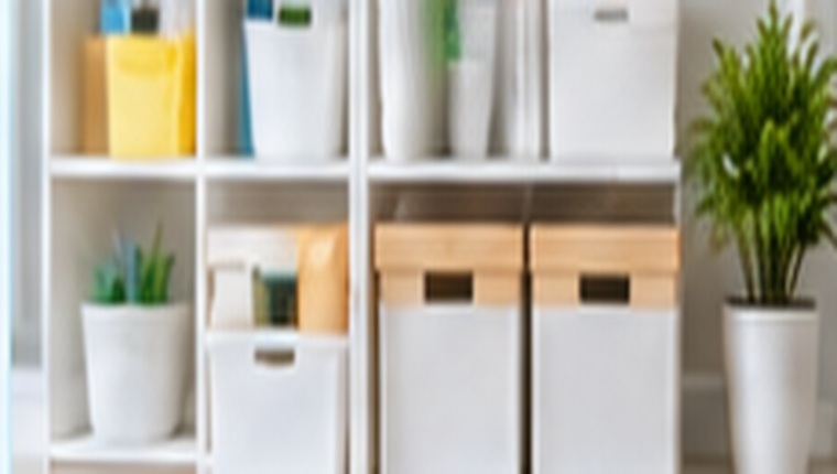 Organized home shelves